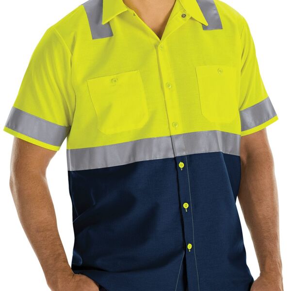 Men's Tall Enhanced & Hi-Visibility Work Shirt Thumbnail